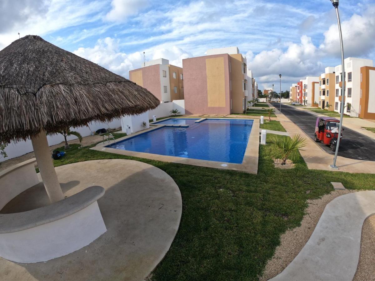 Departamento Equipado Apartment Cancún Exterior foto