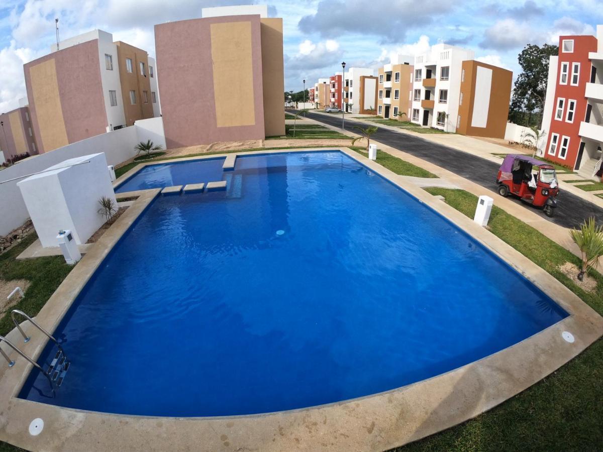 Departamento Equipado Apartment Cancún Exterior foto